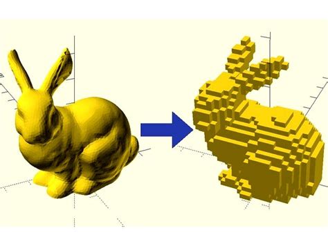 voxelizer 3|3d model voxelizer.